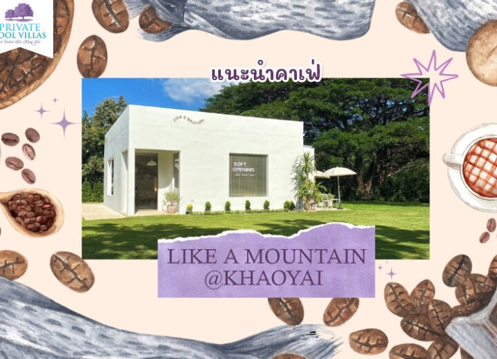 แนะนำคาเฟ่ Like A Mountain@Khaoyai